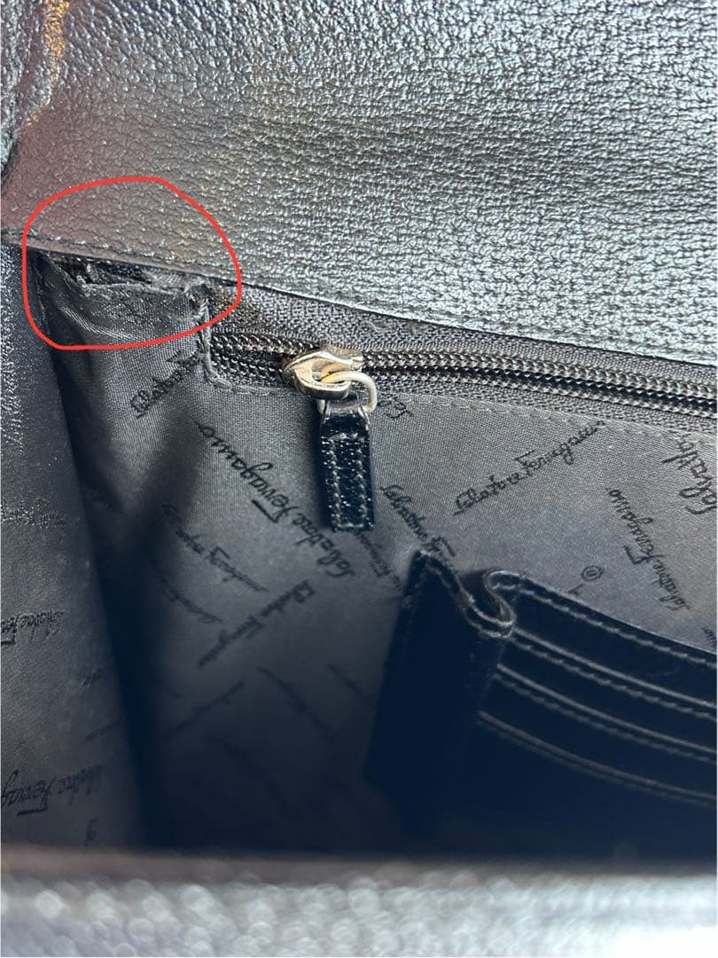 フェラガモ ブリーフケース 黒