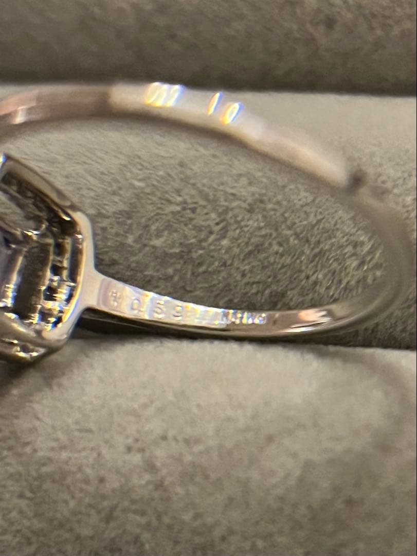 最終K14WGタンザナイト取り巻きリング