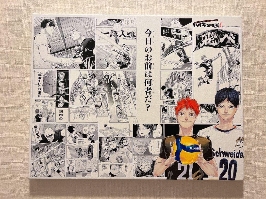 ハイキュー!!展 フルカラーBIGアートボード 日向翔陽&影山飛雄 即日発送