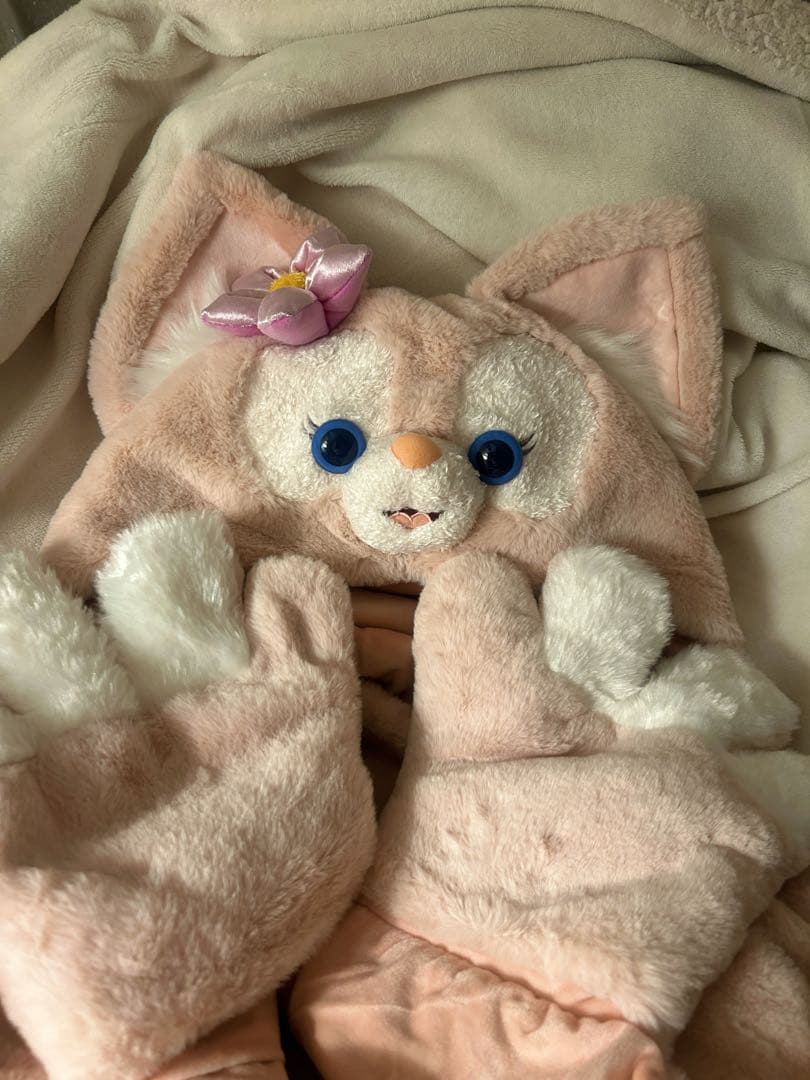 【正規品】リーナベル 帽子付きブランケット