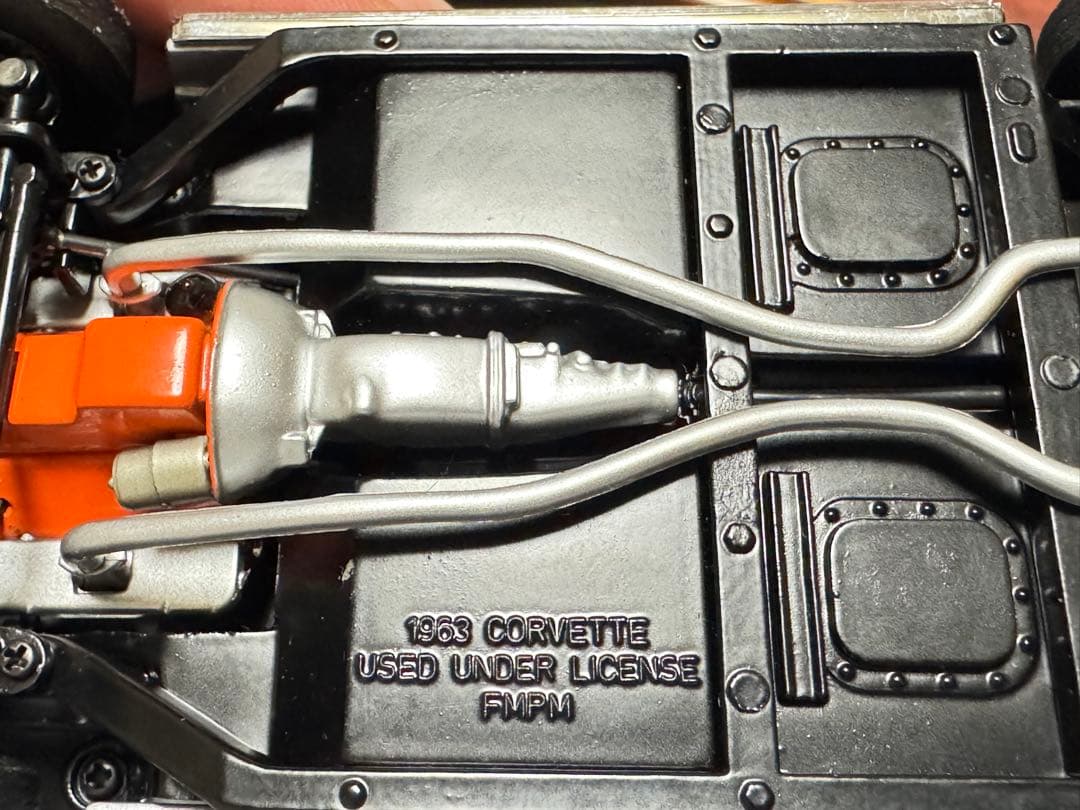 フランクリンミント 1/24 1963 コルベット 赤内装 ダイキャスト