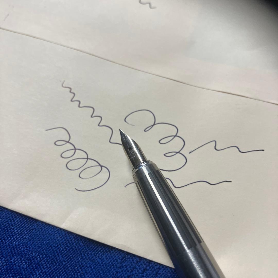 セーラー万年筆 WG レア廃盤品 昭和レトロ 18k ステンレスストラ