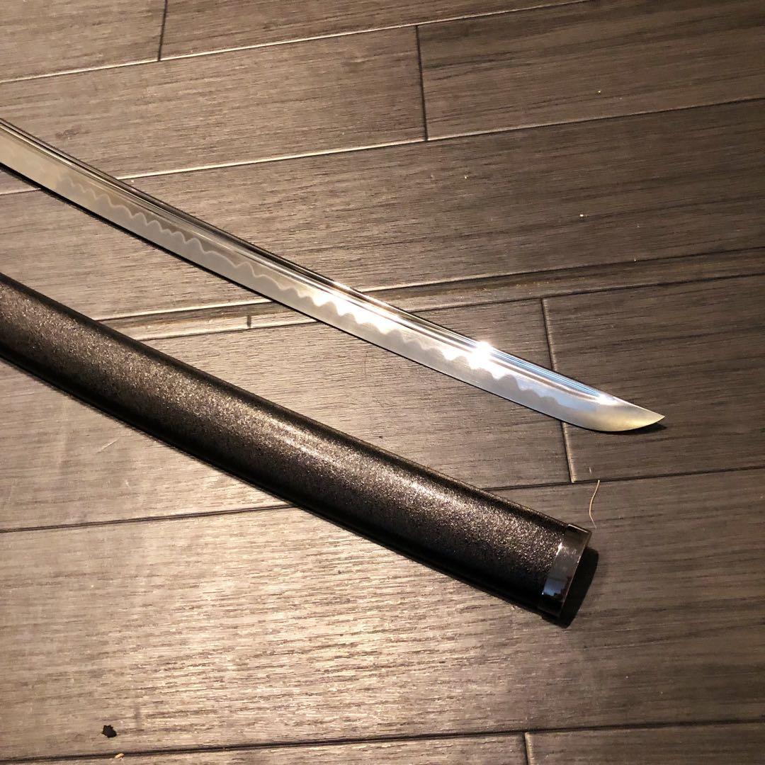 専用　模造刀　居合刀　樋入り刀身　橙金拵え　亜合金刀身　名刀