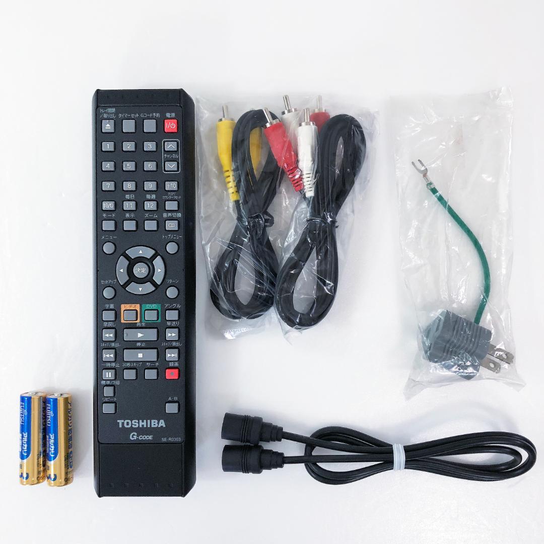 【美品】TOSHIBA 東芝 DVD VHS 一体型 ビデオデッキ 取説・箱付