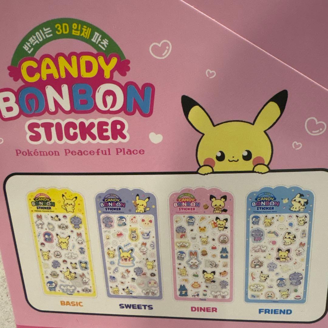 韓国限定】ポケモン キャンディ ボンボン ステッカー 1箱12枚入 - メルカリ