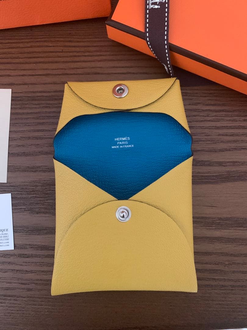 24年新品エルメス HERMES バスティアヴェルソB刻印 小銭入れ
