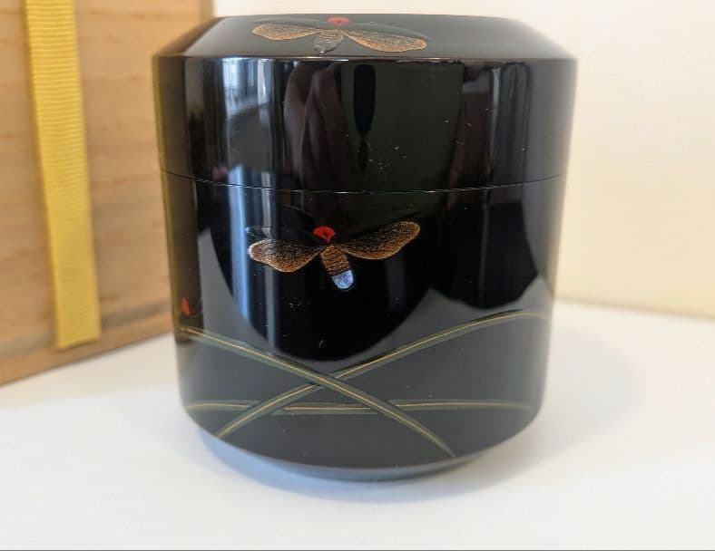 蛍早苗 吹雪 即中斎好写 二代前端春斎 蒔絵茶道具表千家宗