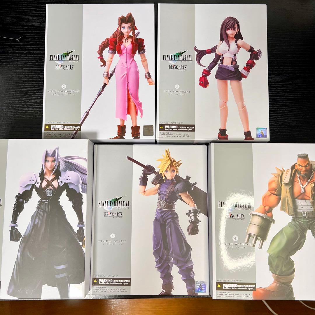 ブリングアーツ　クラウド　ティファ　バレット　エアリス　セフィロス ファイナルファンタジー7 FF7 クラウド ティファ エアリス ブリング