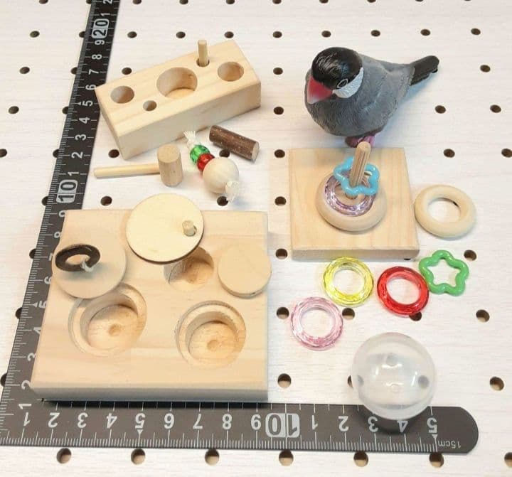 56〗バードトイ フォージングトイ インコ 文鳥 輪投げ フォージング