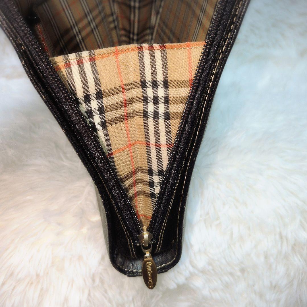 Burberry バーバリー Burberrysロゴ 金ロゴ ビジネス　黒