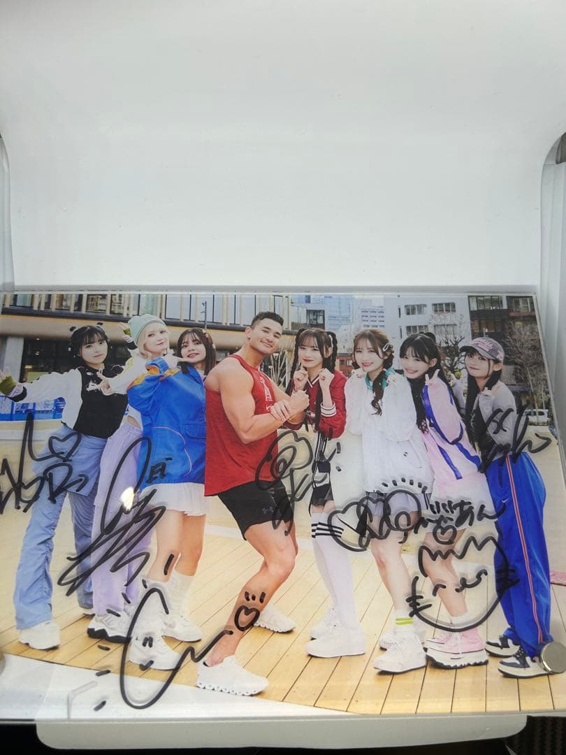 きゃんちゅーcandytune アクリルパネル全員集合サイン入り