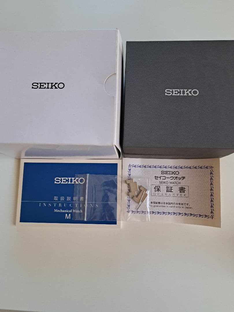 SEIKO 自動巻き　SARG009 ブラックダイヤル　裏スケルトン　メンズ