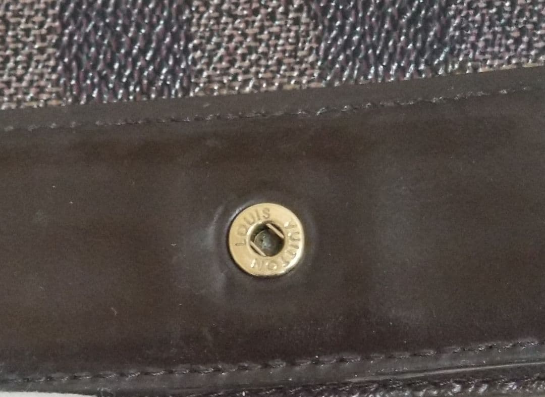 LOUIS VUITTON ダミエ コンパクトジップ 二つ折り財布