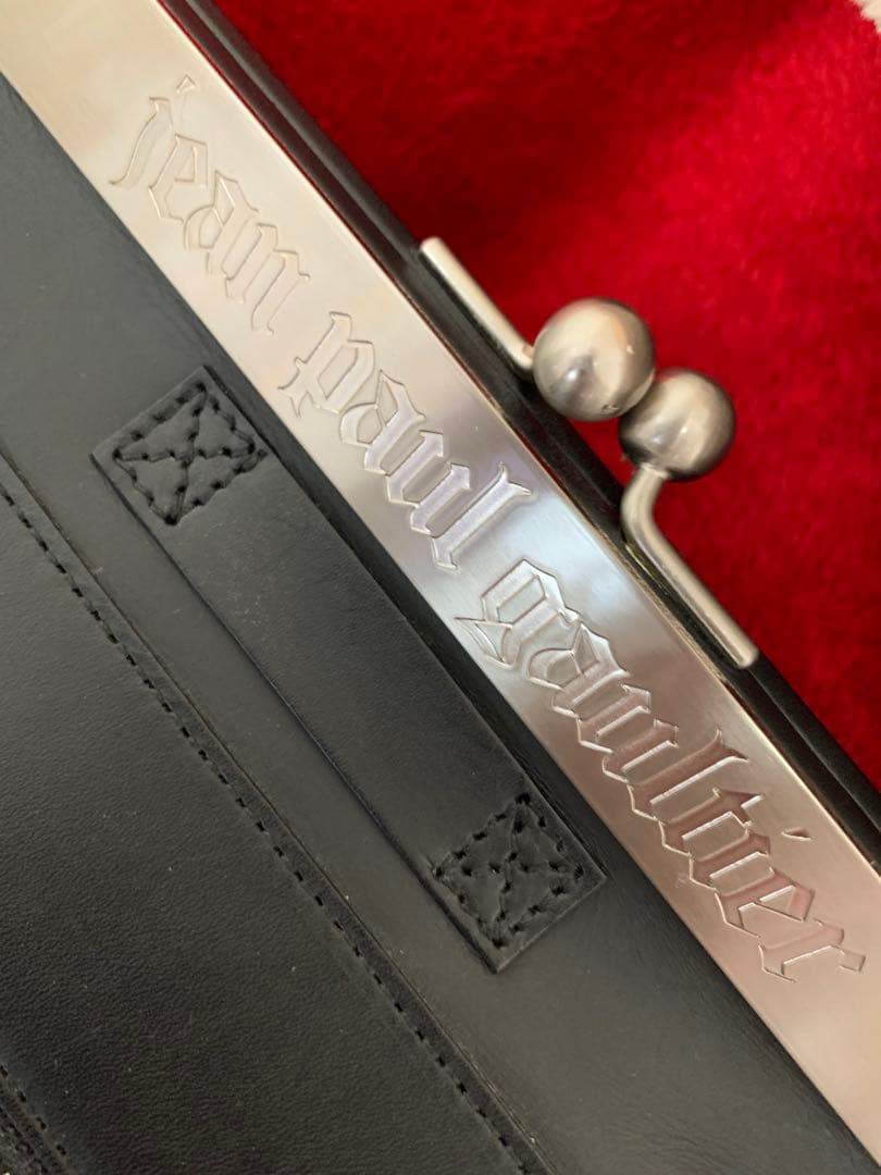 瑠衣　Jean Paul Gaultier 廃盤美品がま口バッグブラック