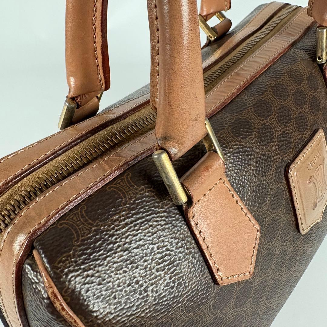 CELINE　ミニボストン　ハンドバッグ　マカダム ショルダー　2WAY　M13