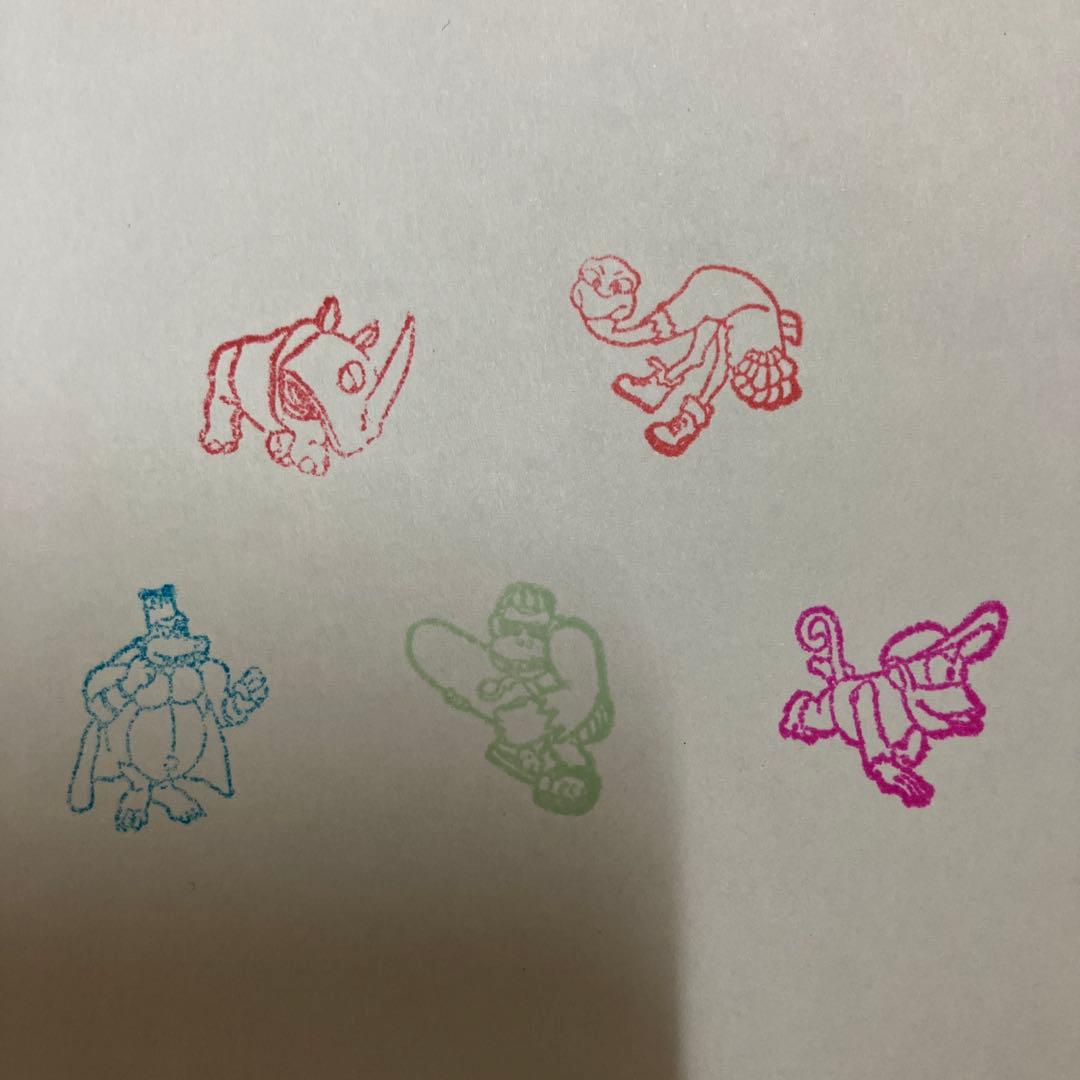 ドンキーコング フィギュアスタンプセット - メルカリ