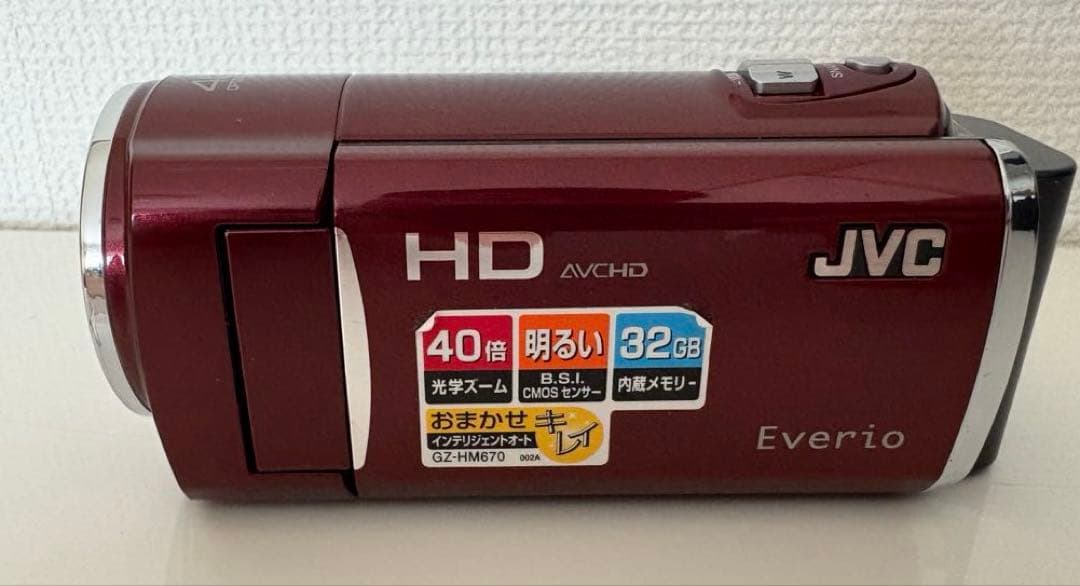 【びび さん専用】JVC Everio GZ-HM670-N レッド32GB