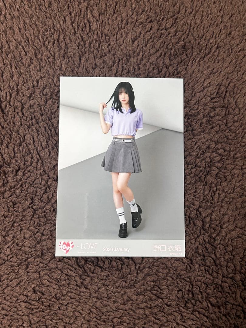 イコラブ 野口衣織 生写真 ポロシャツ ヒキ - メルカリ