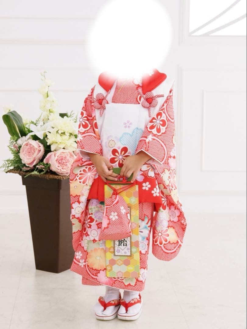 七五三 着物7点セット (3歳　女の子)