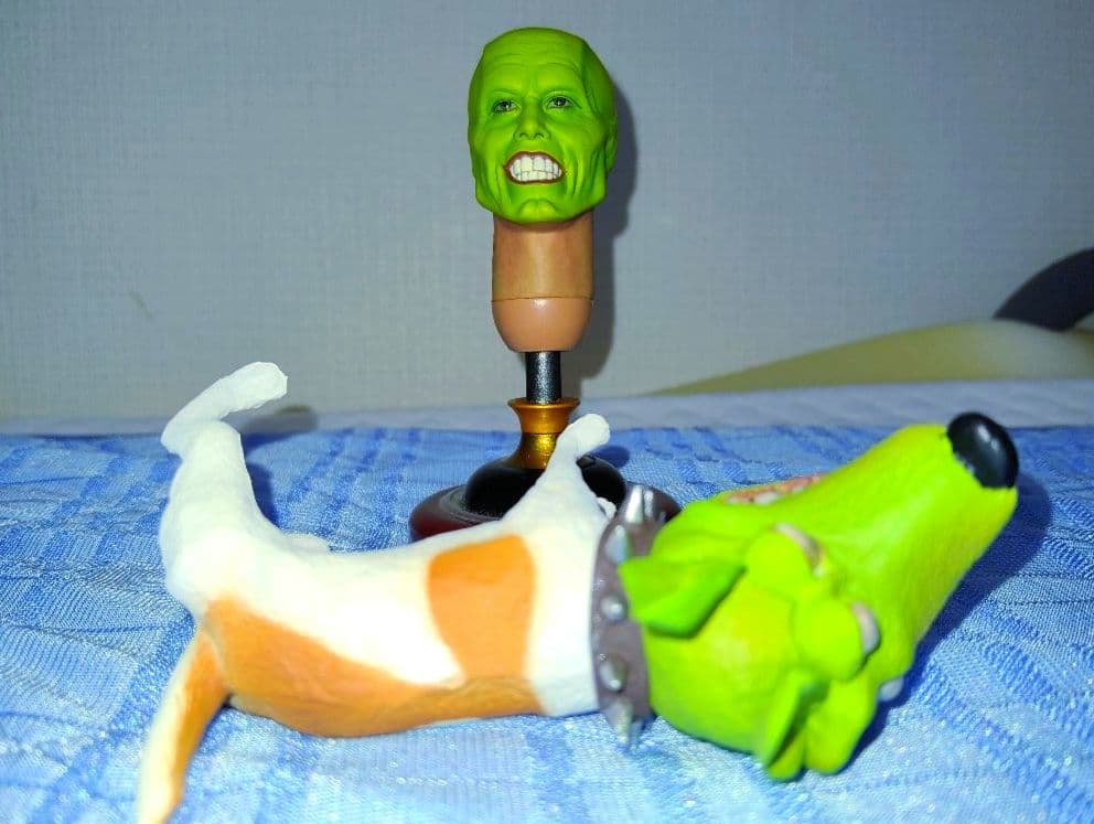 映画[MASK]1/6(ジム•キャリー＆マイロ)希少品!