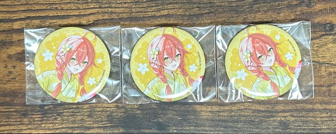 にじさんじ 獅子堂あかり 缶バッジ