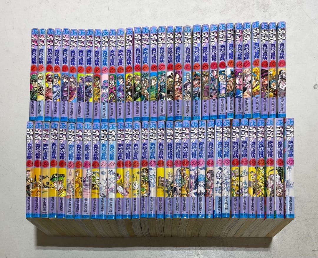 ジョジョの奇妙な冒険 コミック 全63巻セット+おまけ付き！ 荒木飛呂彦