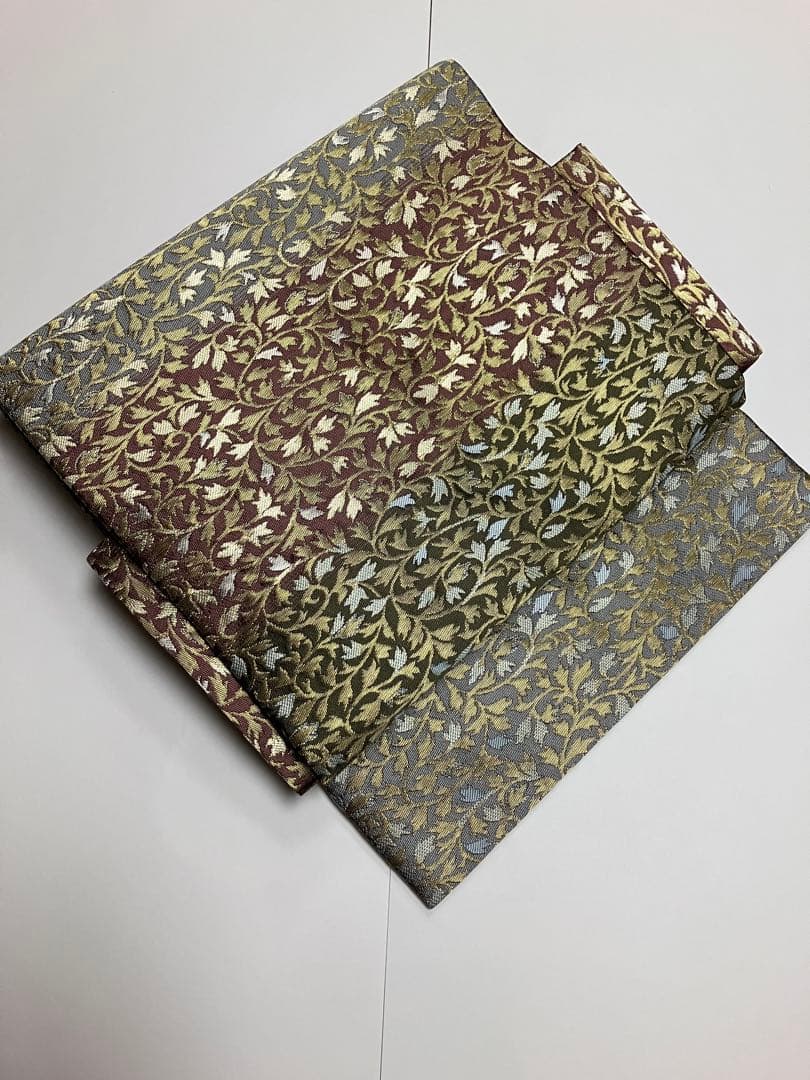 お仕立て上がり名古屋帯 新品未使用品 正絹 西陣織 No.356 - メルカリ