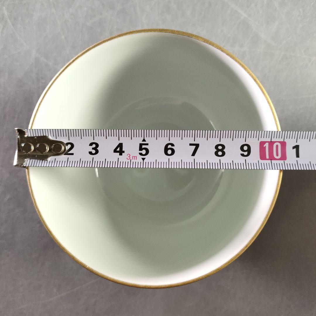 A940-6/京焼/貴古 造/一二三節紋碗5客/茶器/