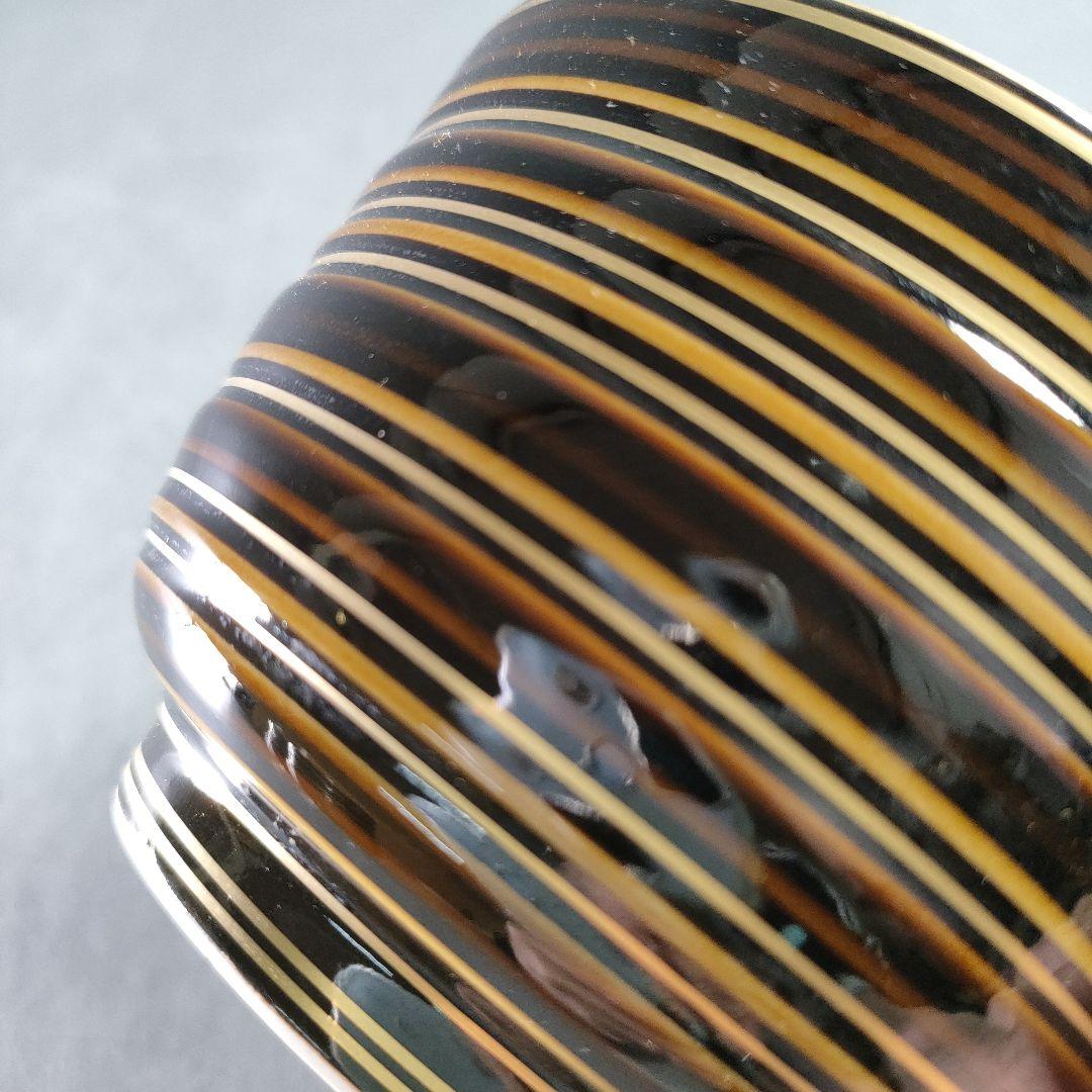 A940-6/京焼/貴古 造/一二三節紋碗5客/茶器/