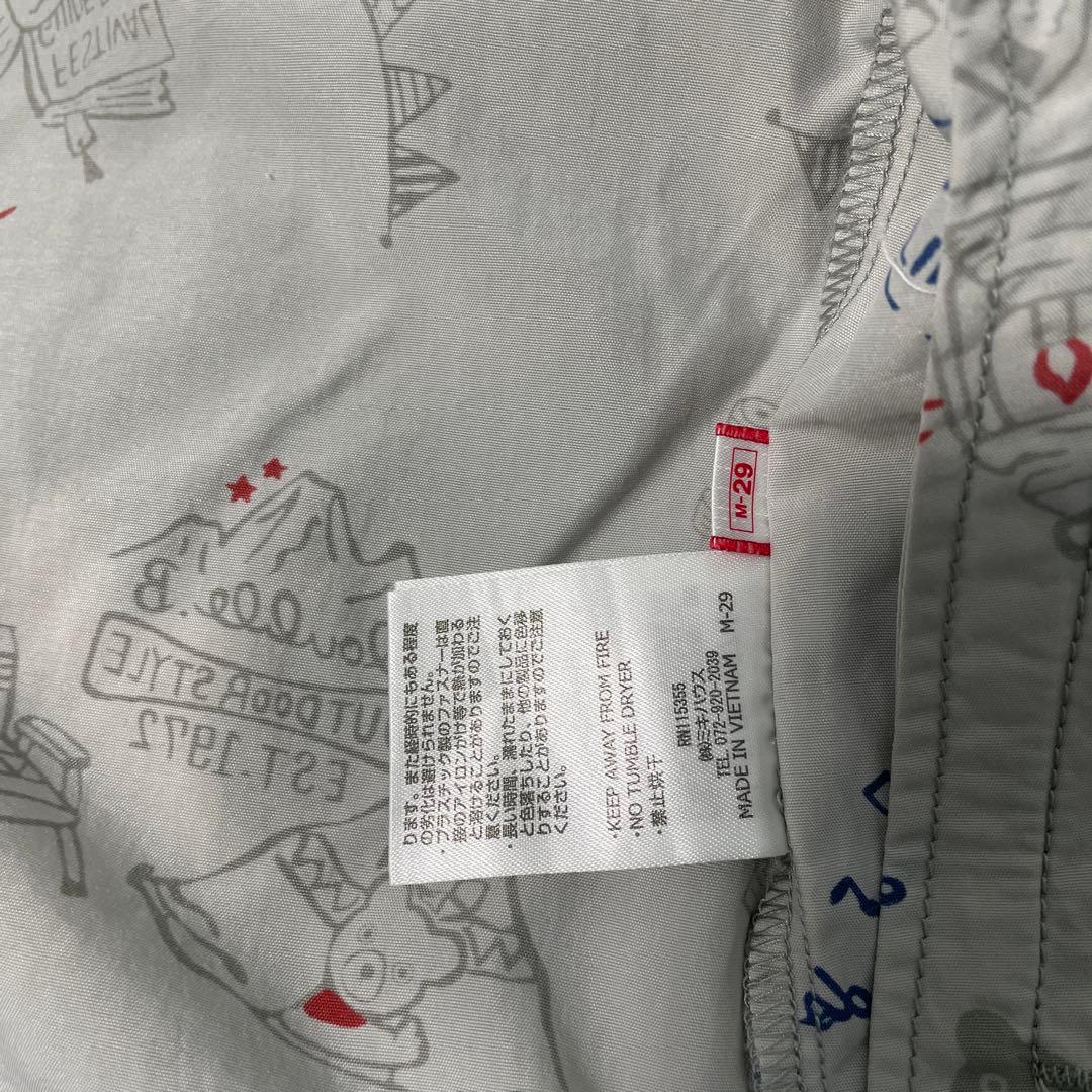 新品タグ付ミキハウス・ダブルb☆アメコミ風ウインドブレーカー80定価