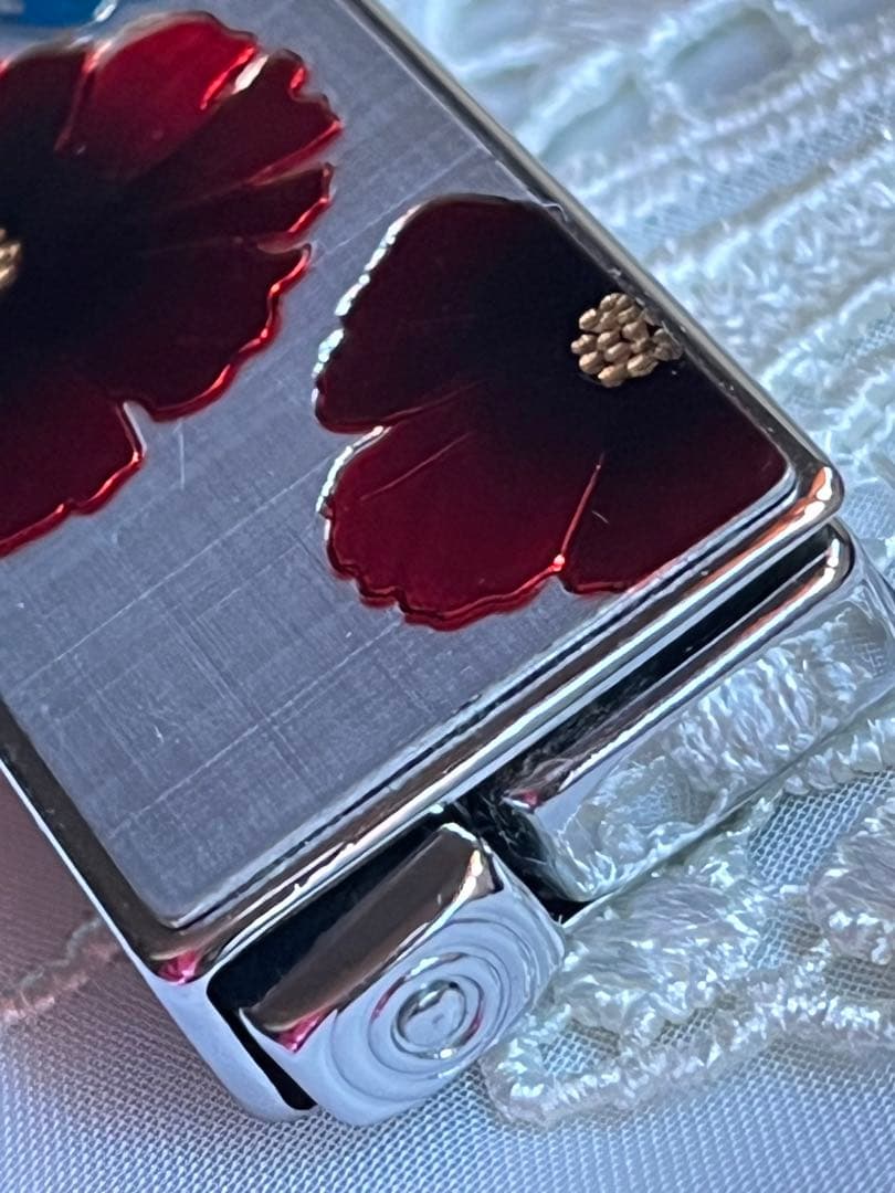 昭和レトロ　ヴィンテージ　コンパクト　ミラー　化粧鏡　ライター型香水スプレー