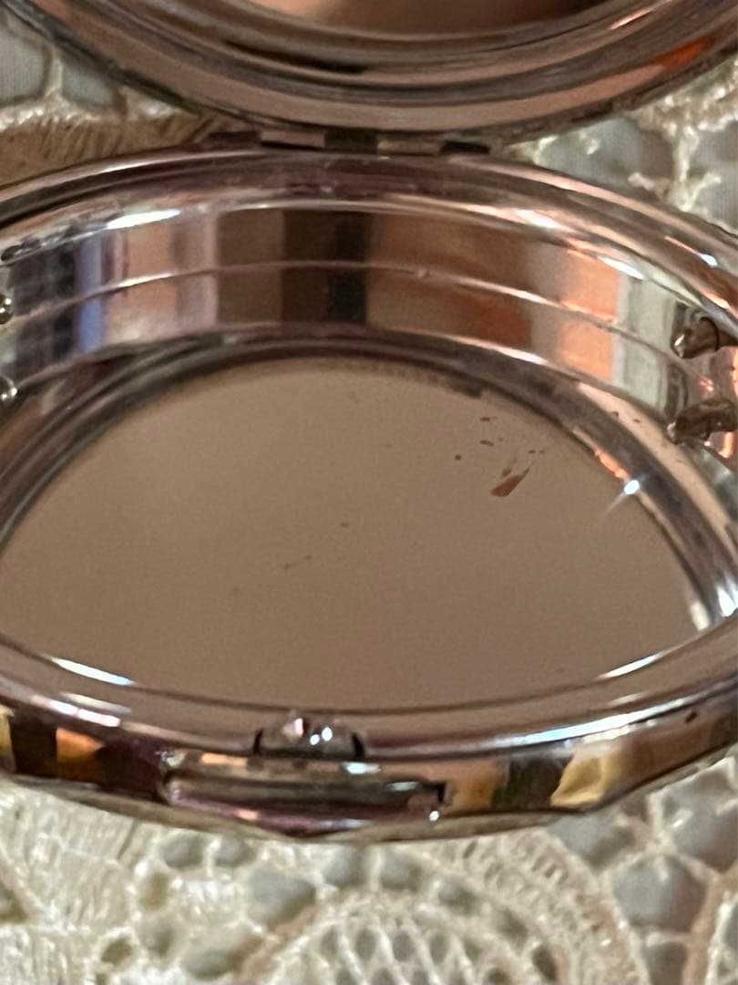 昭和レトロ　ヴィンテージ　コンパクト　ミラー　化粧鏡　ライター型香水スプレー