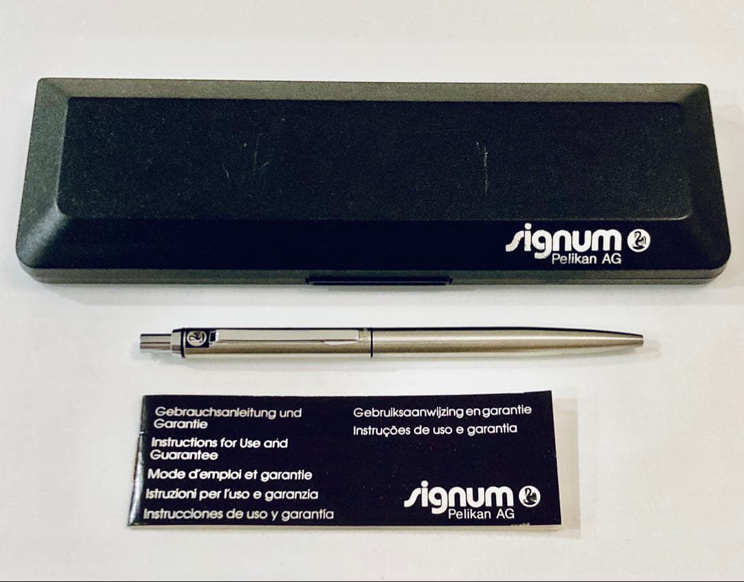 ドイツ製◇ペリカン 高級ボールペン シグナム 1980sPelikan シルバー