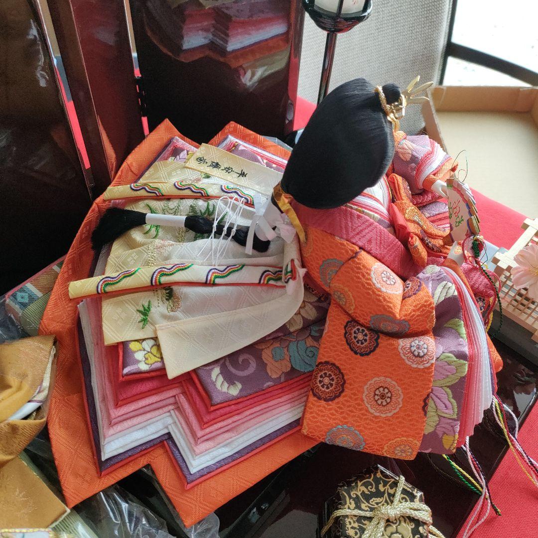 雛人形 親王飾り　 平飾り　　作家名(平安優香)