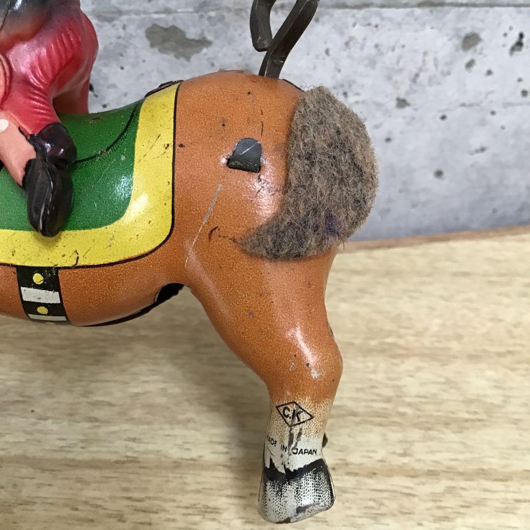 ブリキのおもちゃ 50年代 馬とカウボーイ ALPS 日本製