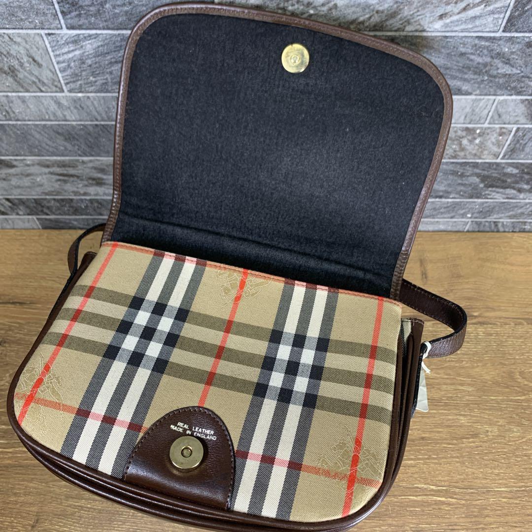 希少 タグ付き　オールド　BURBERRYS　ノバチェック　ショルダーバッグ