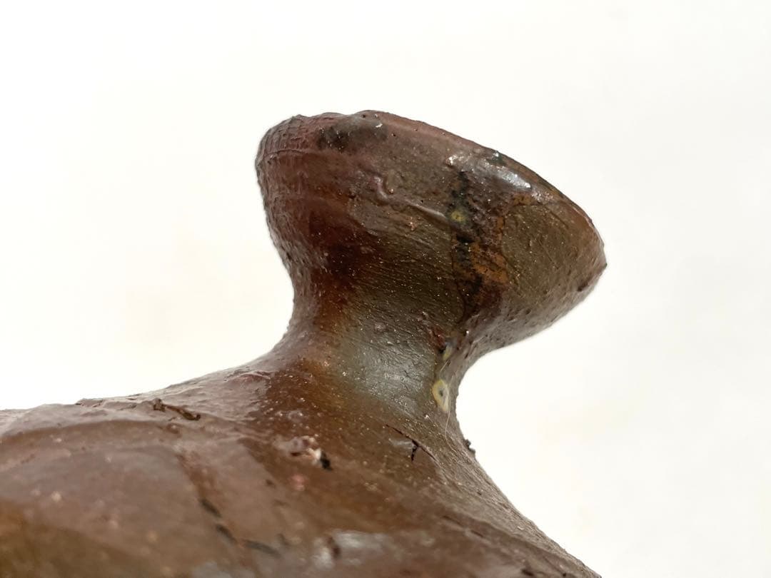 陶芸家　國吉清尚　カラカラ　水注　徳利　酒器　　焼締　徳利