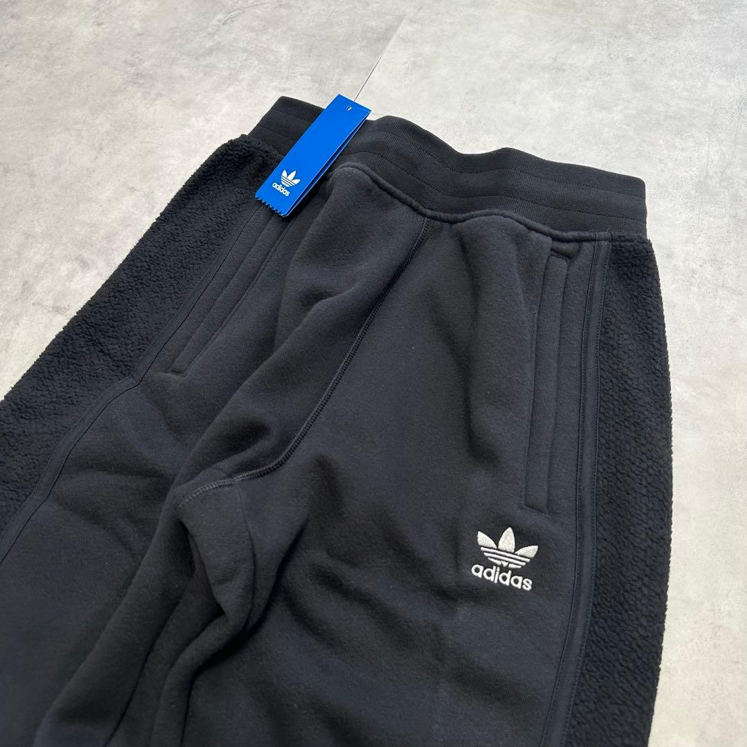 アディダス オリジナルス L スウェット フリース ジャージ セットアップ 黒