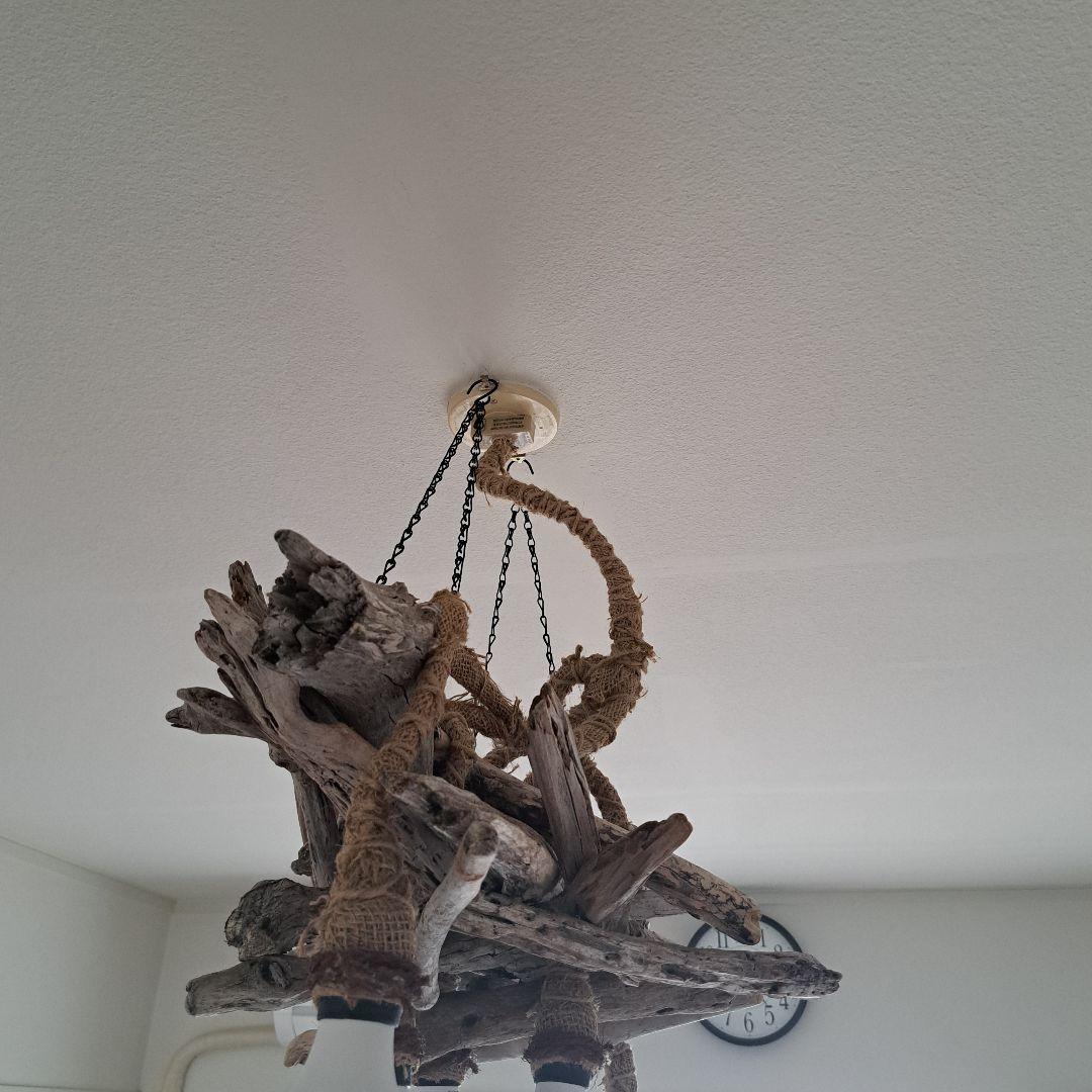 NO.L280 流木ペンダントライト 5灯 LED60W相当×5灯付 20帖OK