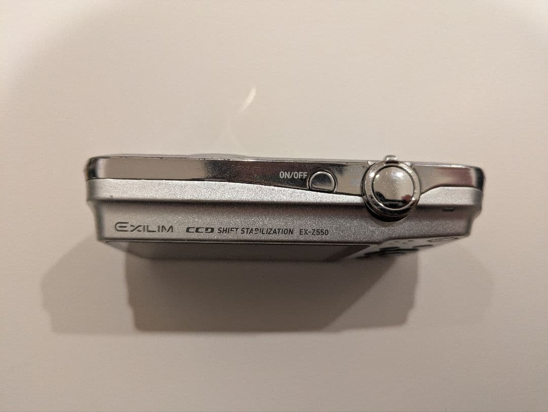 カシオ EXILIM EX-Z550 デジタルカメラ 付属品有 シルバー CASIO