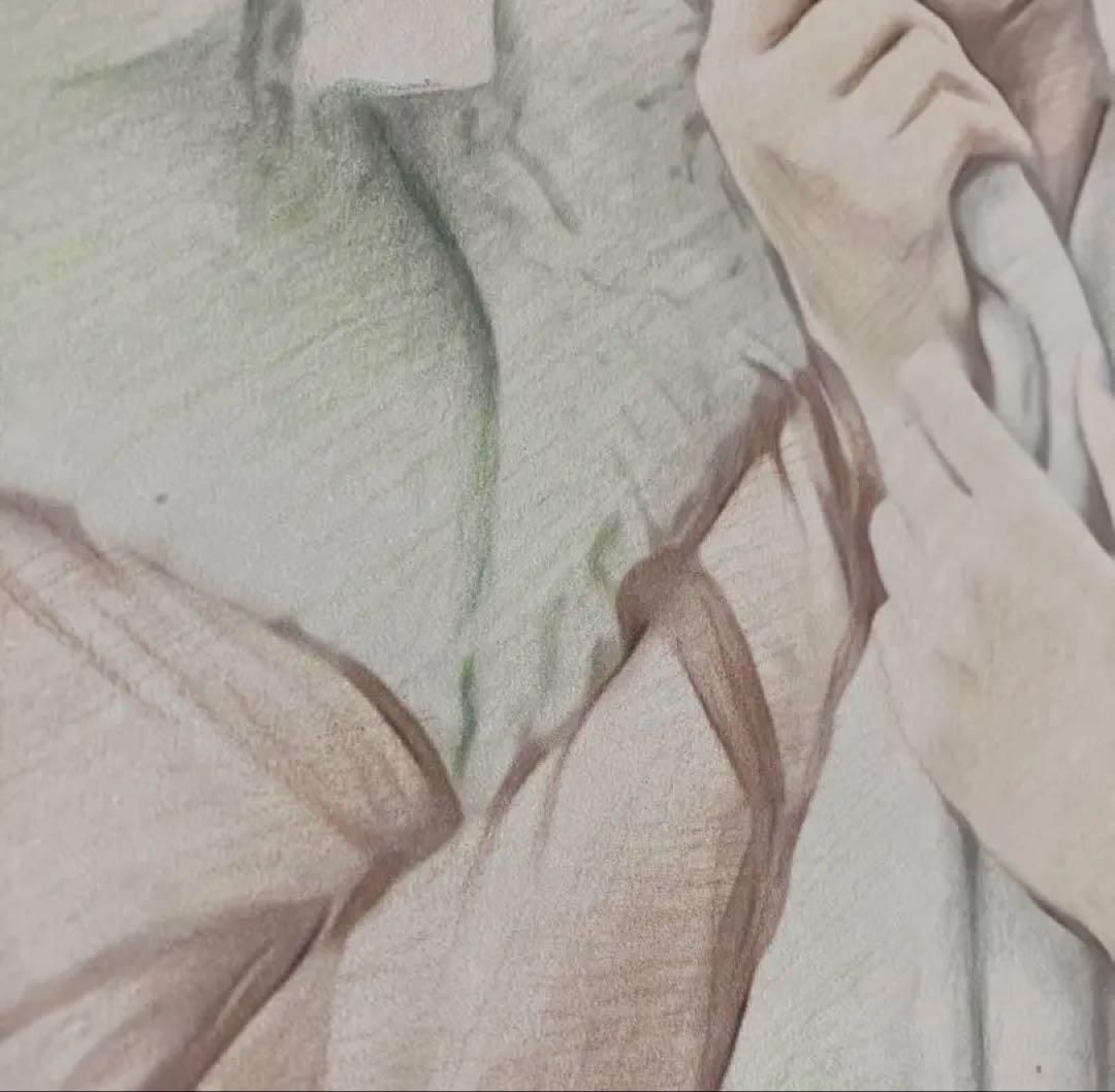 女優画21 額装品　額縁寸法32.7㎝×24.0㎝×1.5㎝　色鉛筆画　定款付