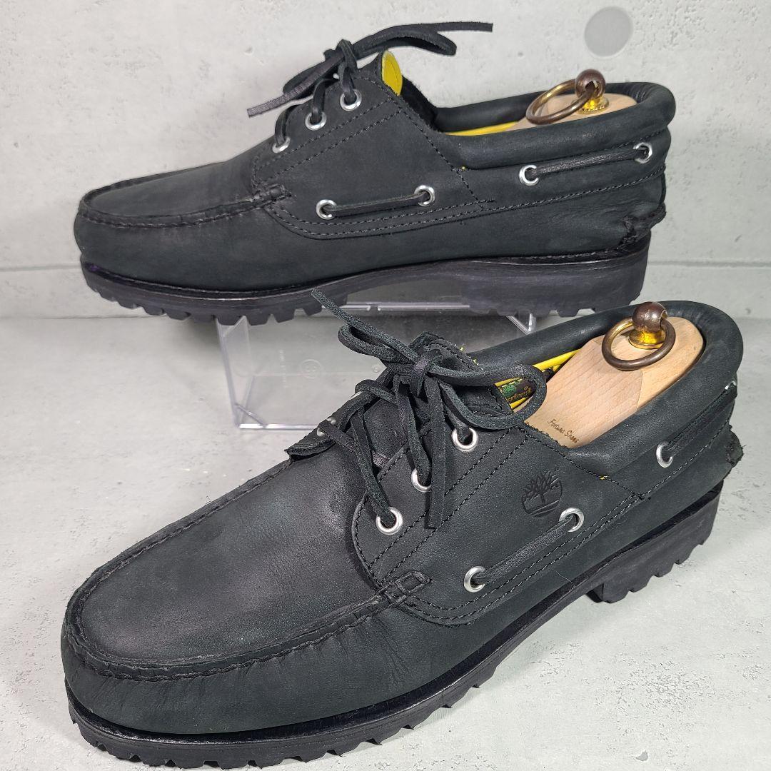 【Timberland】スリーアイ　0A5RWM 3eye モカシン ブラック