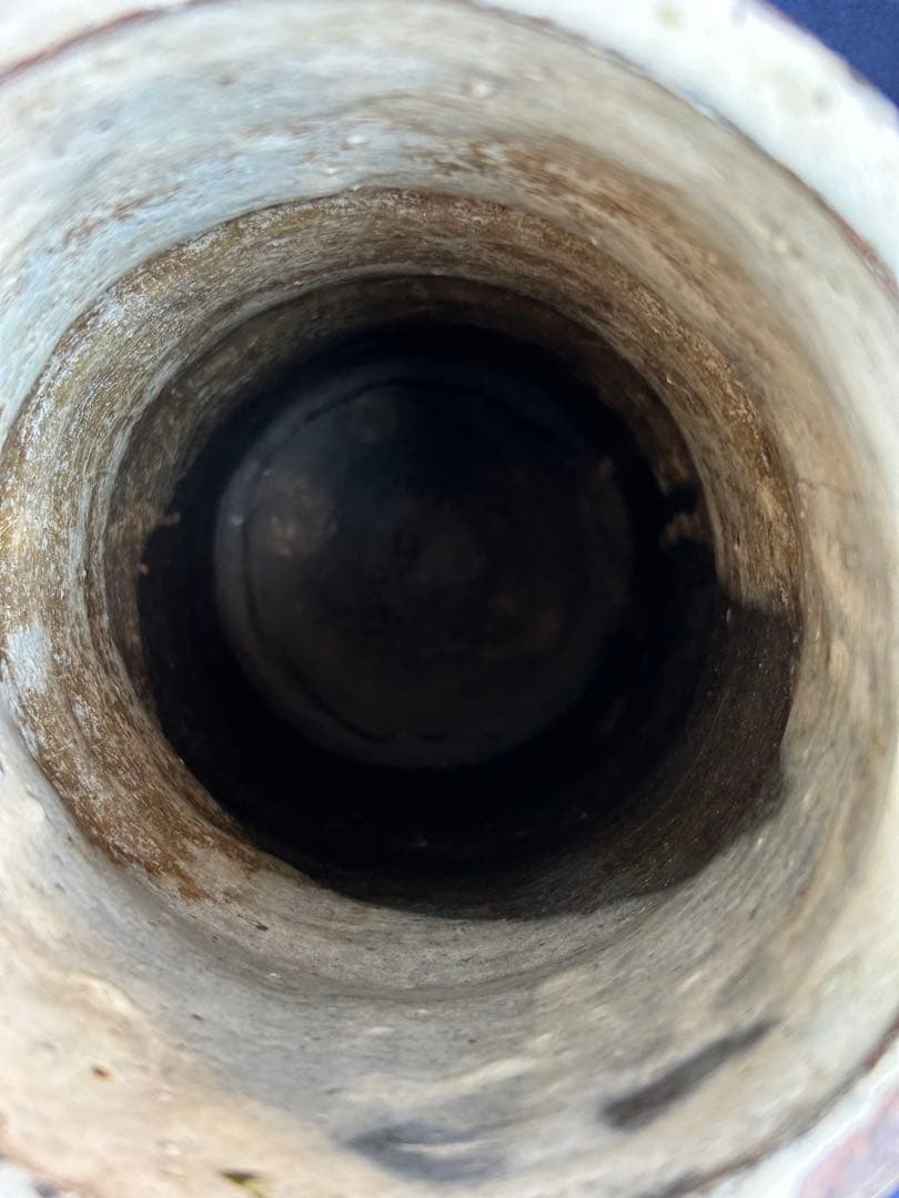 ◎ 粉引花器 時代物 茶器 床飾 骨董