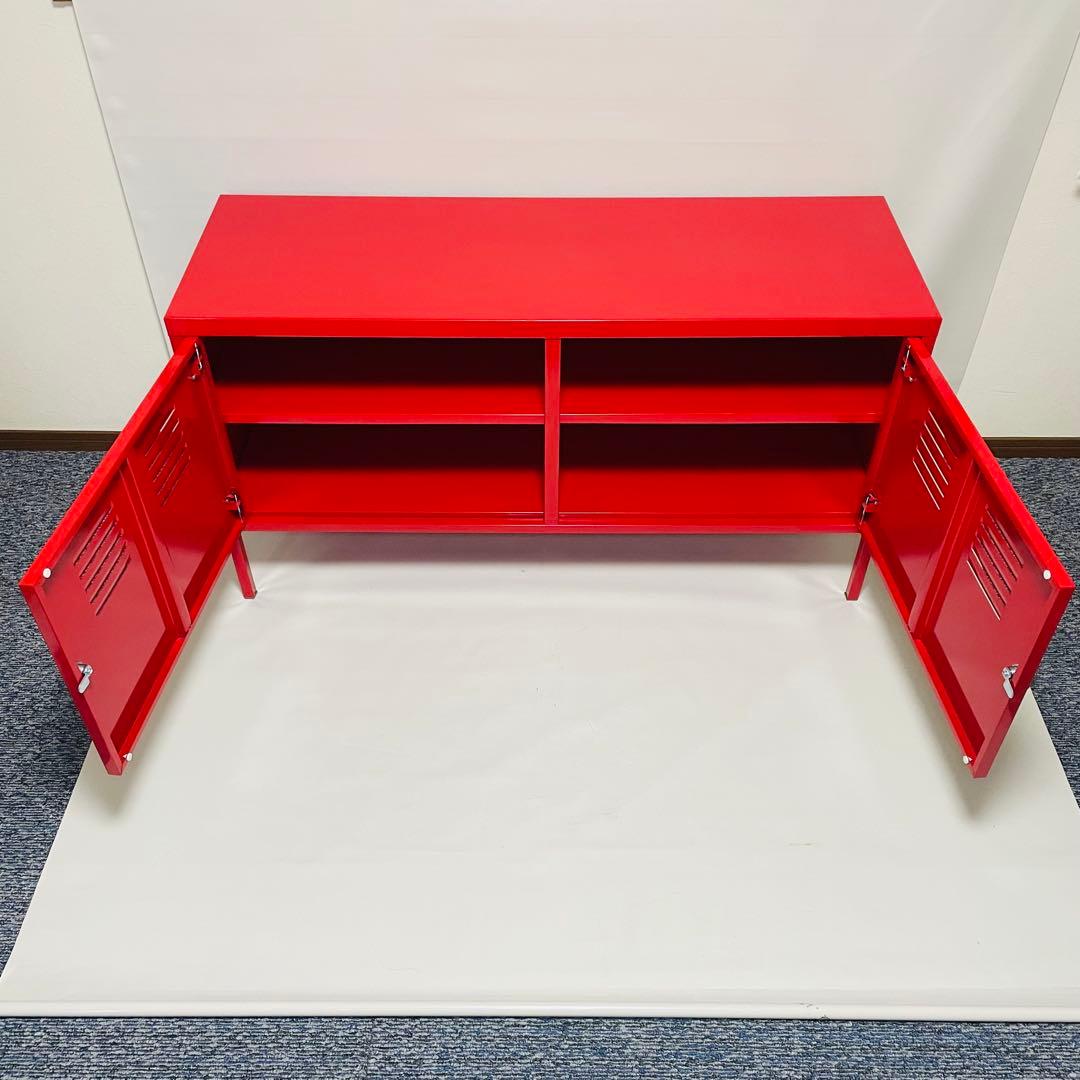 廃盤品】IKEA PS キャビネット レッド - メルカリ