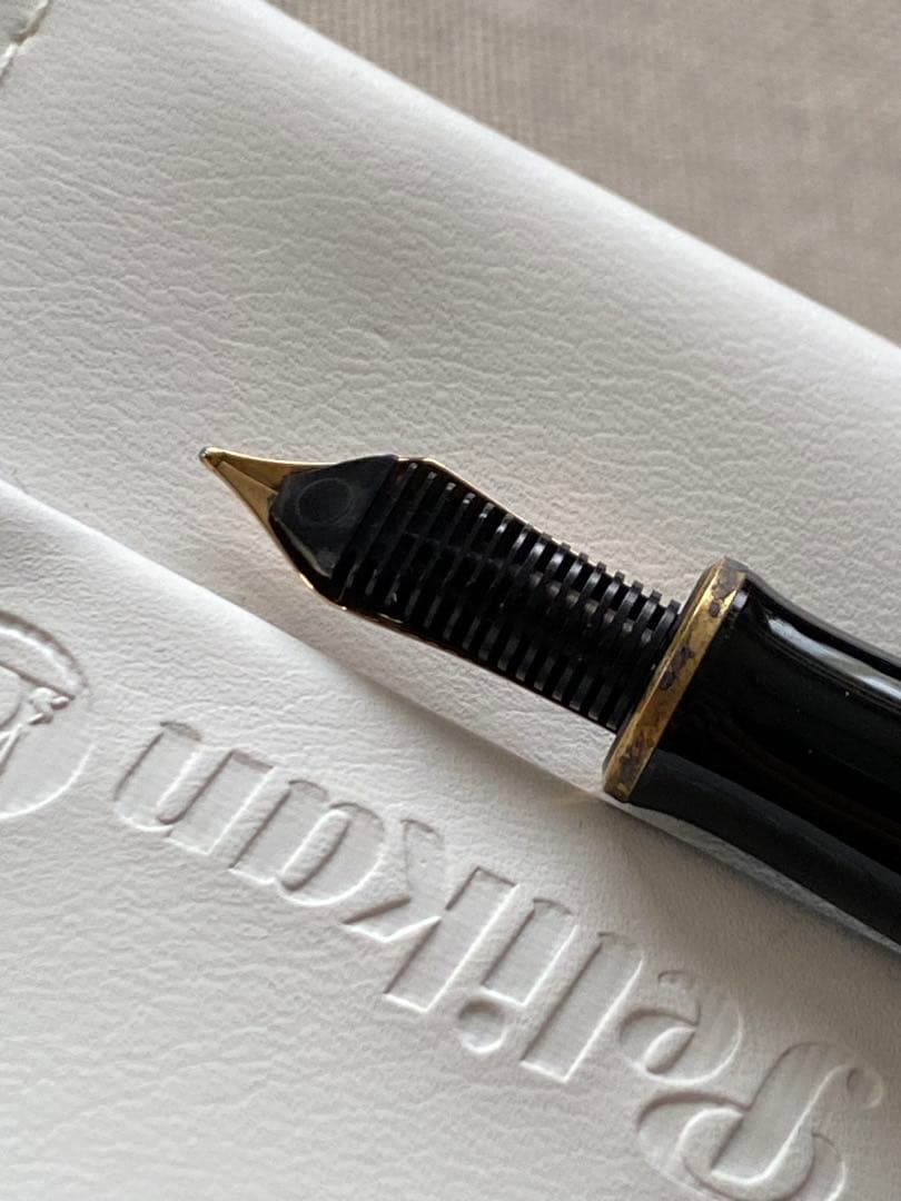 ペリカン Pelikan スーベレーンM400 緑稿　EF 万年筆