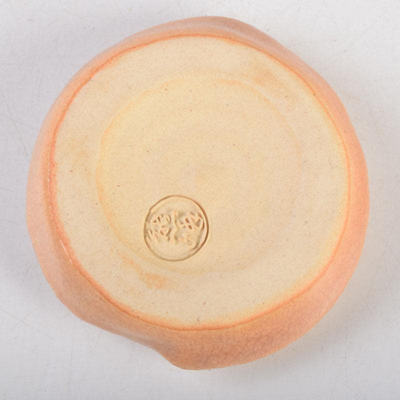 もちぽよい様専用 萩焼 十二世 坂高麗左衛門作 酉香合 共布共箱 V 8767