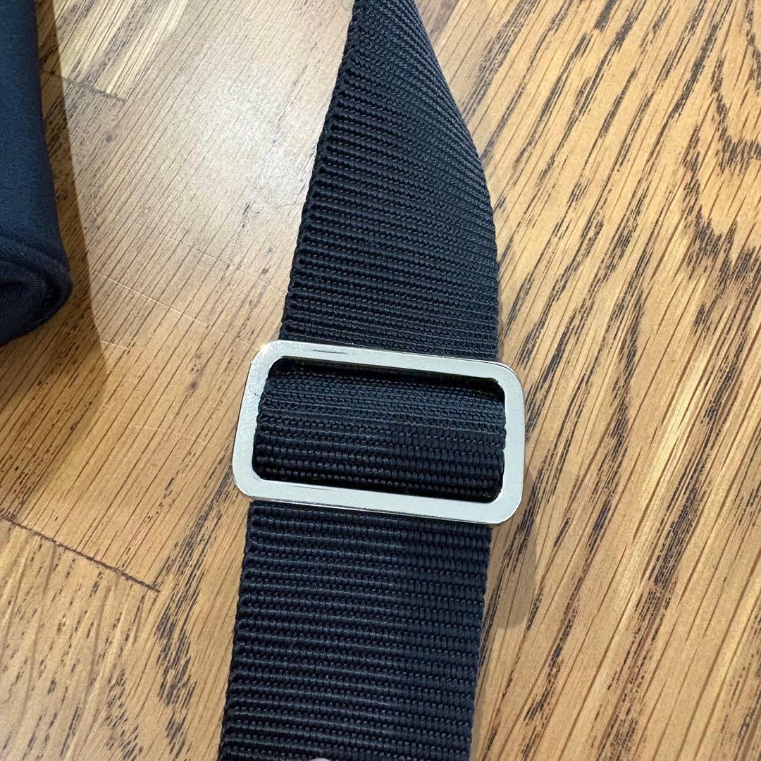 アニエスベー ハンドバッグ ナイロン ブラック