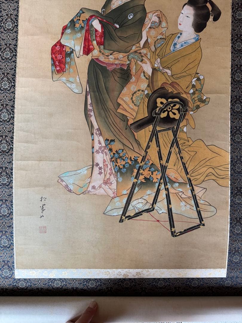 更に最後の値段‼️上村松園作‼️9/10掛軸②‼️RCFORT‼️