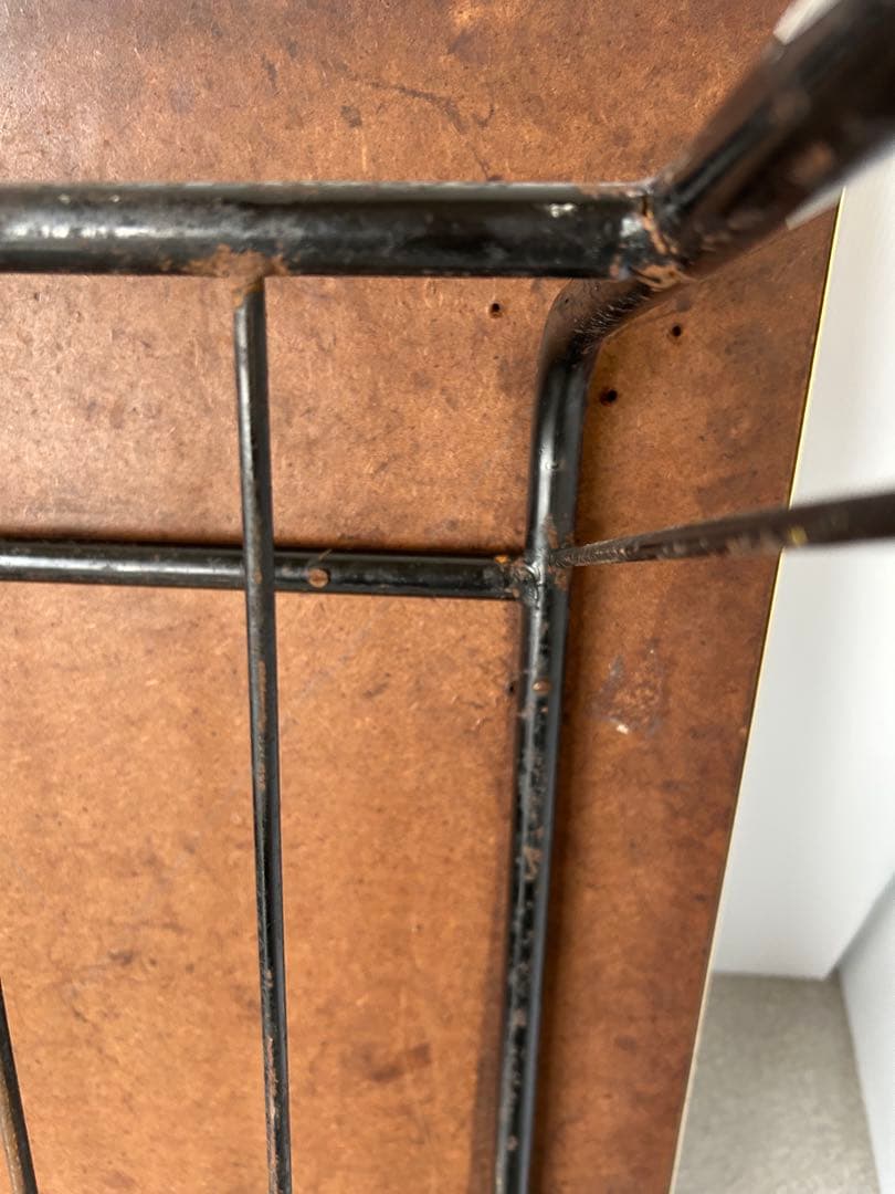 ヴィンテージ 昭和レトロ 鉄脚テーブル 作業台 ダイニング 机ミッド