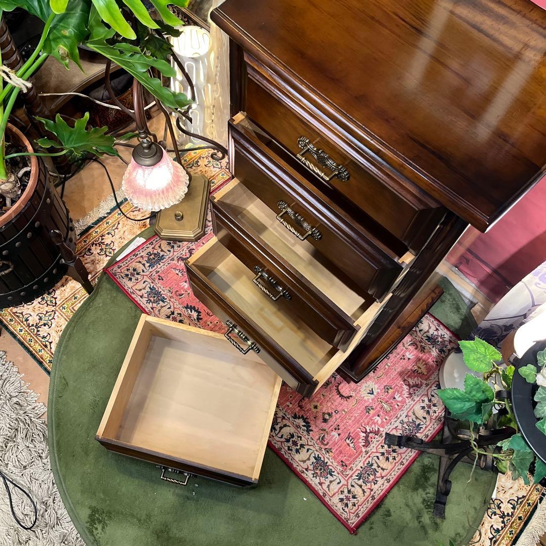 Sale アンティーク 5DR コンパクト チェスト キャビネット